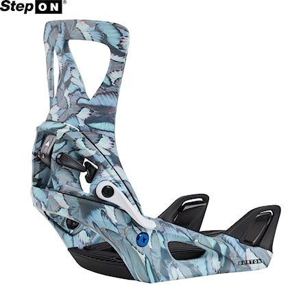 Wiązanie snowboardowe Burton Wms Step On blue butterflies 2025 - 1