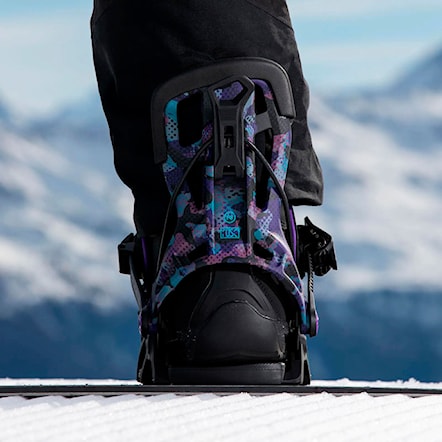 Wiązanie snowboardowe Flow Fuse Hybrid miami camo 2025 - 5