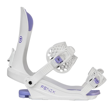 Snowboard Binding Gravity Fenix white/lavender 2025 - 3