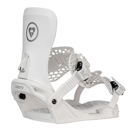 Vázání na snowboard Gravity Rise white 2025 - 1