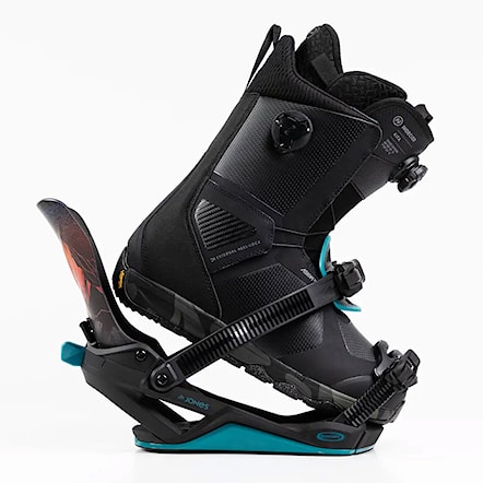 Wiązanie snowboardowe Jones Mercury FASE blue art 2026 - 8