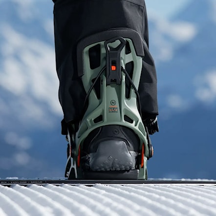 Vázání na snowboard Nidecker Flow Fuse Hybrid khaki 2026 - 3
