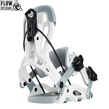Vázání na snowboard Nidecker Flow Fuse white 2026 - 1