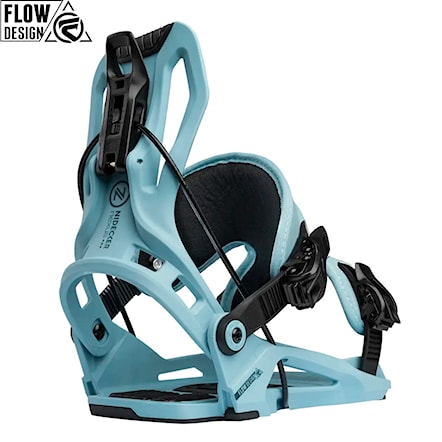 Vázání na snowboard Nidecker Flow Nexus turquoise 2026 - 1