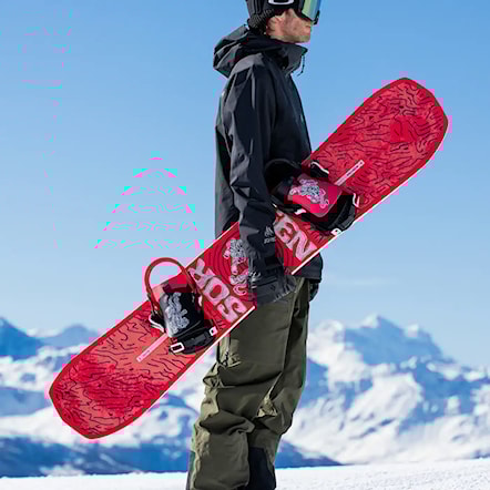 Vázání na snowboard Nidecker Kaon red tiger 2026 - 6