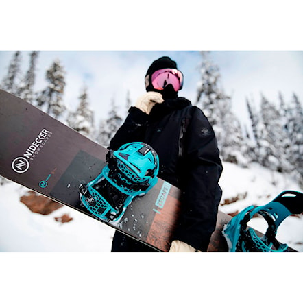 Snowboard Binding Nidecker Supermatic escape cyan 2025 - 10