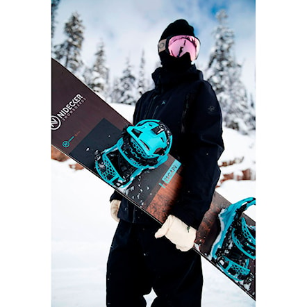 Snowboard Binding Nidecker Supermatic escape cyan 2025 - 12