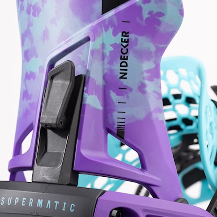 Snowboard Binding Nidecker Supermatic joker purple 2025 - 9