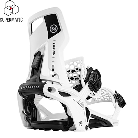 Wiązanie snowboardowe Nidecker Supermatic white 2025 - 1