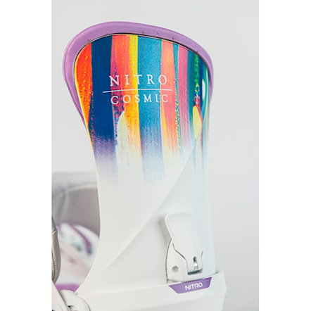 Vázání na snowboard Nitro Cosmic white brush 2025 - 4