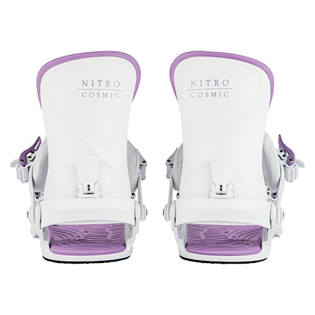Snowboard Binding Nitro Cosmic white lavender 2024 - 3