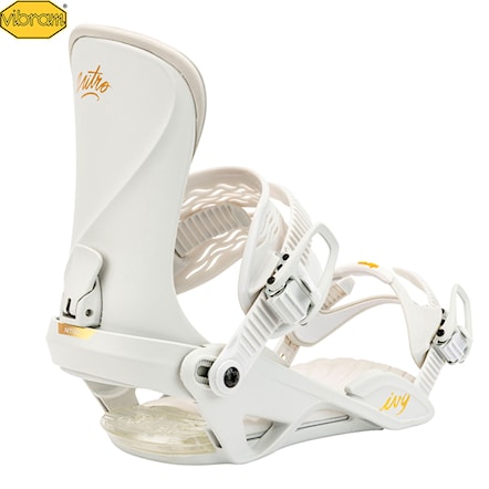 Wiązanie snowboardowe Nitro Ivy off-white 2025 - 1