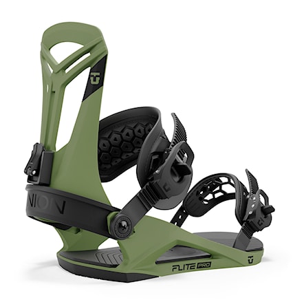 Vázání na snowboard Union Flite Pro olive green 2025 - 1