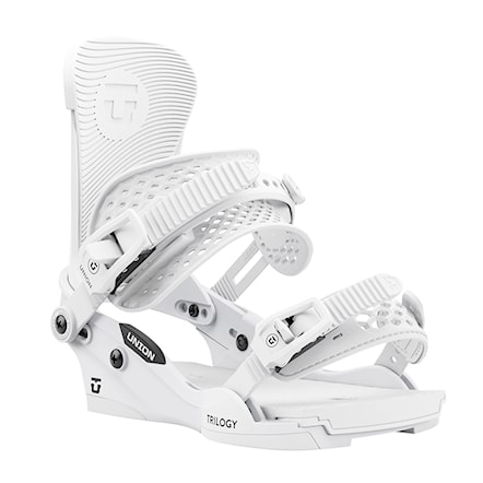 Snowboard Binding Union Trilogy Classic Team Logo white 2025 - 2