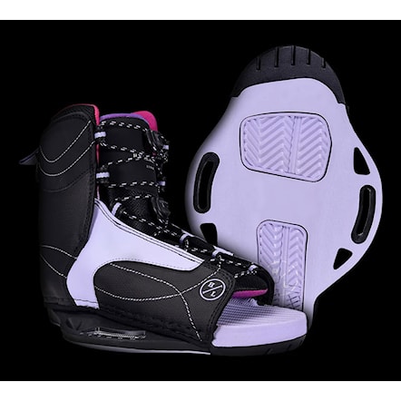 Wiązanie wakeboardowe Hyperlite Jinx black/purple 2025 - 6