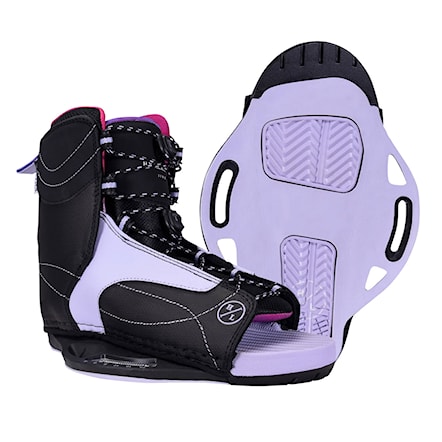 Wiązanie wakeboardowe Hyperlite Jinx black/purple 2025 - 1