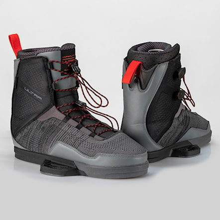 Wiązanie wakeboardowe Hyperlite Ultra grey/black 2024 - 1