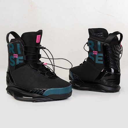 Viazanie na wakeboard Ronix Rise black/teal/pink 2025 - 2