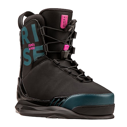 Wiązanie wakeboardowe Ronix Rise black/teal/pink 2025 - 4