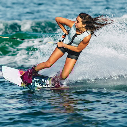 Viazanie na wakeboard Ronix Rise merlot/peach 2026 - 8