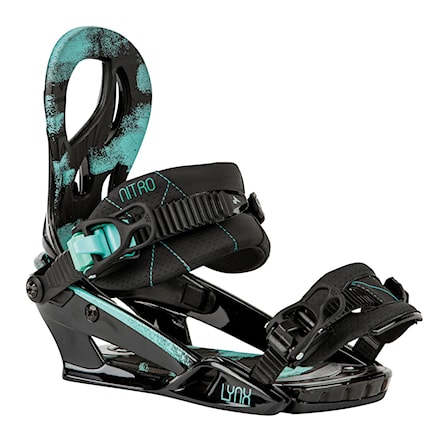Wiązanie snowboardowe Nitro Lynx black 2016 - 1