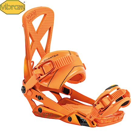 Snowboard Binding Nitro Phantom orange 2023 - 1