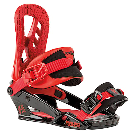 Snowboard Binding Nitro Pusher red 2016 - 1