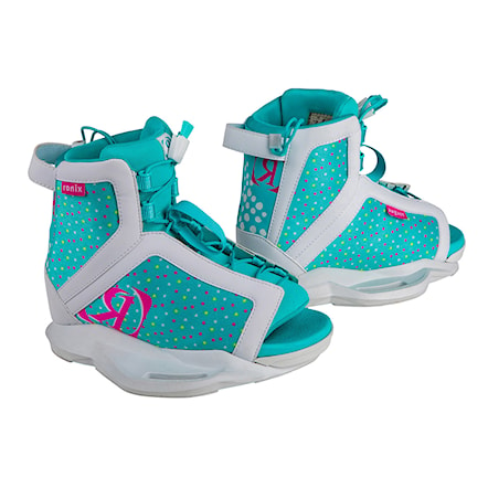 Wakeboard Binding Ronix August Girls white/pink/blue orchid 2021 - 1