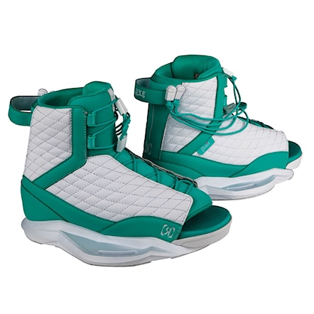 Vázání na wakeboard Ronix Luxe white/turquoise 2019 - 1
