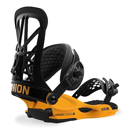 Snowboard Binding Union Flite Pro black/yellow 2019 - 1