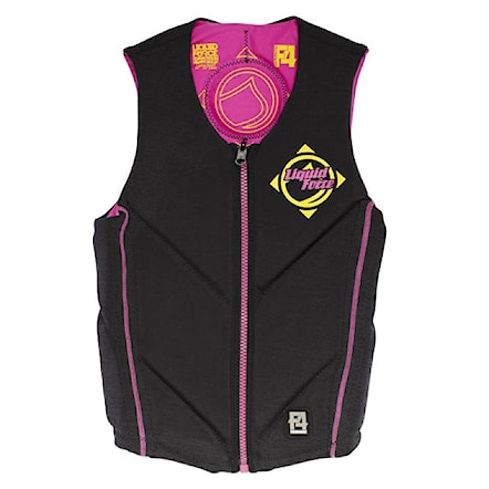 Wakeboard Vest Liquid Force Happy Hour Comp black/pink 2016 - 1