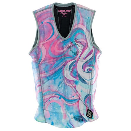 Vest Liquid Force Womens Cardigan Comp multicolor 2015 - 1