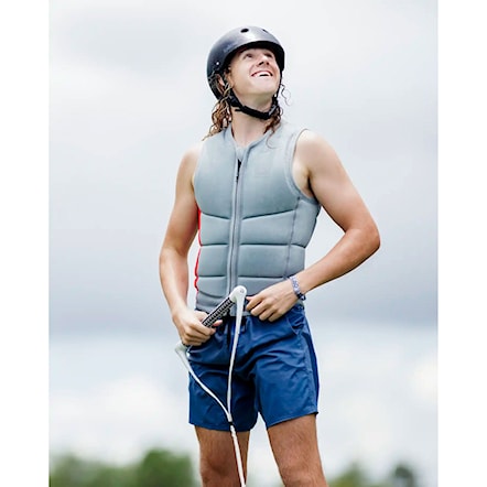 Kamizelka wakboardowa Follow Corp Impact Vest light grey/red 2024 - 9