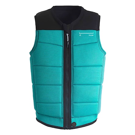Kamizelka wakboardowa Follow Section Impact black/teal 2025 - 1