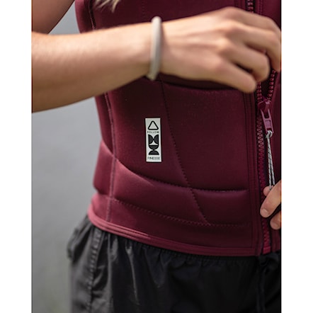 Kamizelka wakeboardowa Follow Wms Finesse Impact maroon 2026 - 4