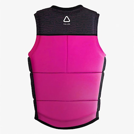 Kamizelka wakeboardowa Follow Wms Harmony Impact black/pink 2026 - 2