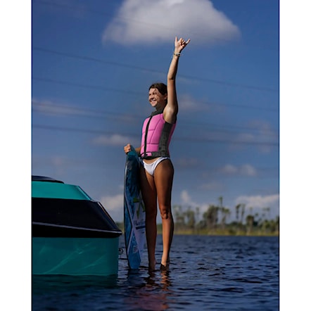 Kamizelka wakeboardowa Follow Wms Harmony Impact black/pink 2026 - 3