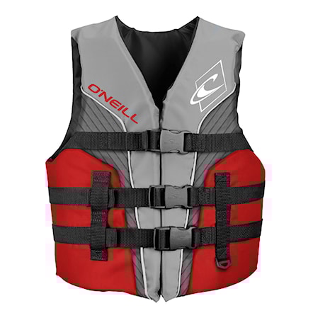 Vesta na wakeboard O'Neill Youth Superlite 50N ISO Vest smoke/graphite/red: white 2025 - 1