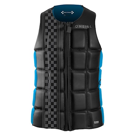Kamizelka wakboardowa O'Neill Checkmate Comp Vest black/sky 2016 - 1