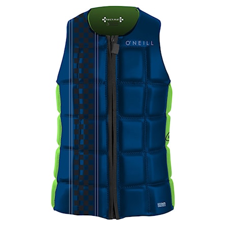 Wakeboard Vest O'Neill Checkmate Comp Vest deepsea/dayglo 2016 - 1