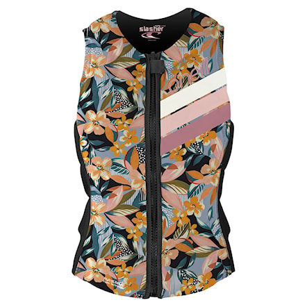 Kamizelka wakboardowa O'Neill Girls Slasher Comp Vest demi floral/black 2023 - 1