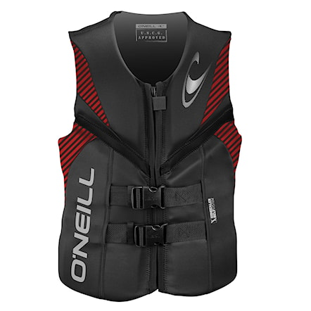 Kamizelka wakboardowa O'Neill Reactor Ce Vest graphite/red/black 2017 - 1