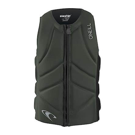 Kamizelka wakboardowa O'Neill Slasher Comp Vest dark olive/black 2021 - 1