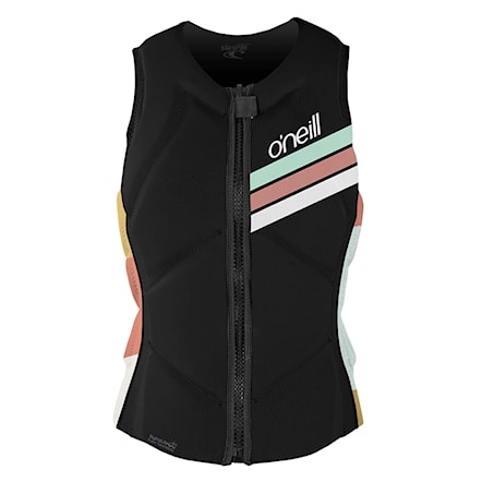 Kamizelka wakboardowa O'Neill Wms Slasher Comp Vest black/jasmine 2022 - 1