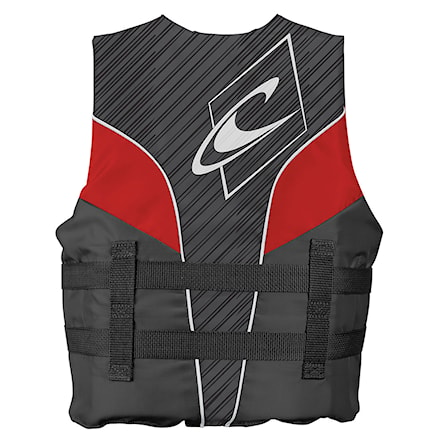 Wakeboard Vest O'Neill Youth Superlite 50N ISO Vest smoke/graphite/red: white 2024 - 2