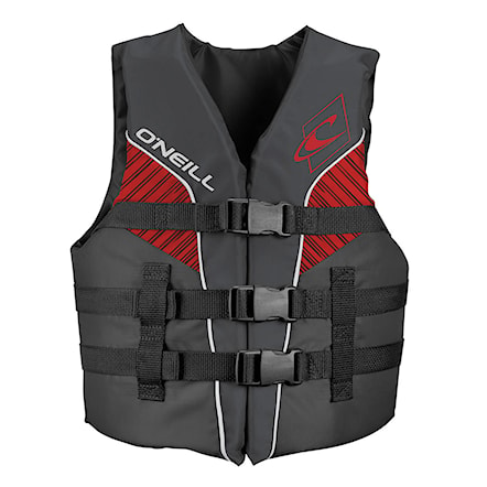 Wakeboard Vest O'Neill Youth Superlite 50N Iso Vest smoke/graphite/red 2018 - 1