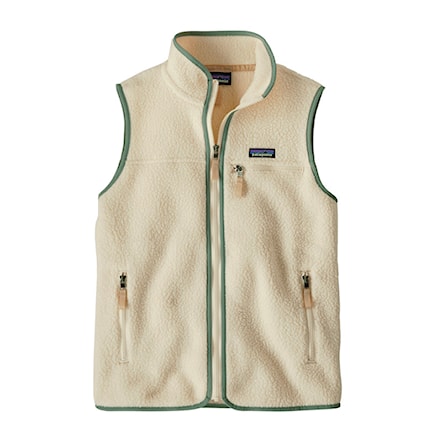 Kamizelka Patagonia W's Retro Pile Vest natural w/ellwood green 2026 - 4