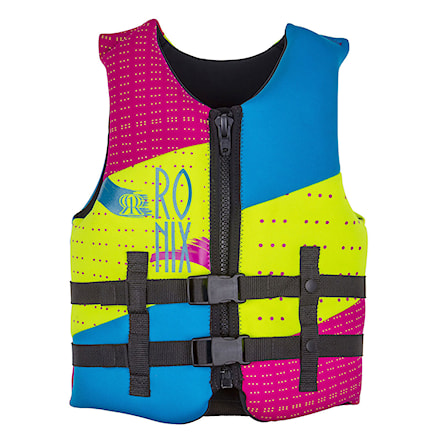 Wakeboard Vest Ronix August Youth pink/highlighter 2018 - 1