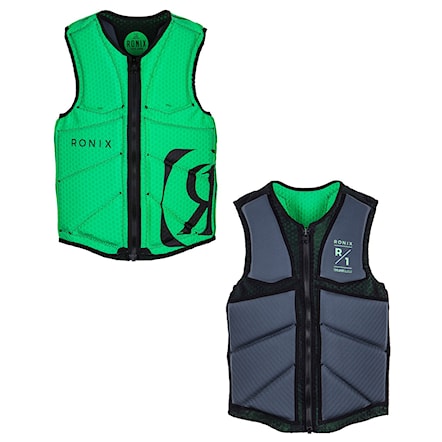 Wakeboard Vest Ronix One Custom Fit gun metal/green 2017 - 1