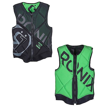 Vest Ronix Parks Reversible black/iridescent lime 2016 - 1